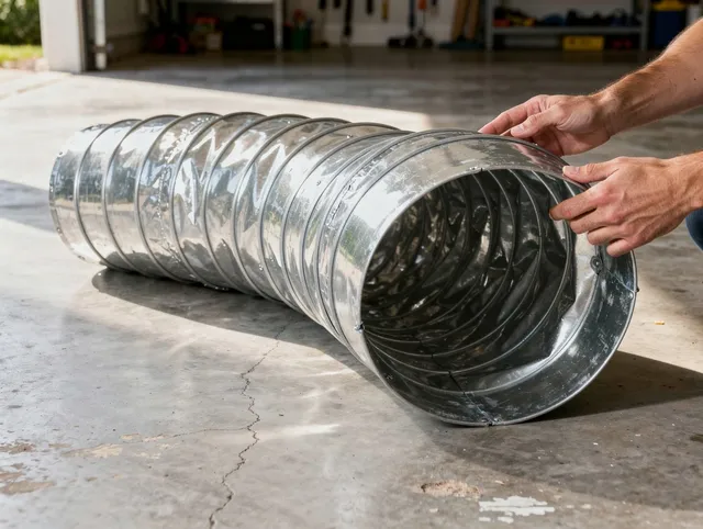 Wolcott Dryer Vent Cleaning specialist using advanced equipment for thorough duct cleaning in Wolcott