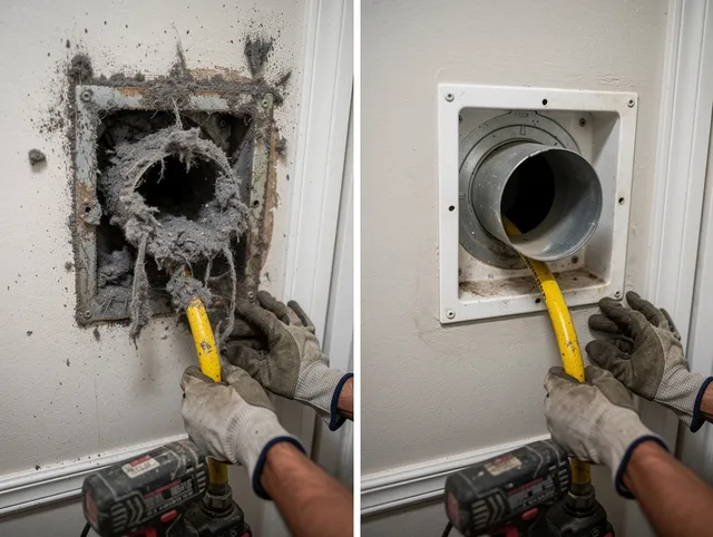 Expert gas dryer vent cleaning by Wolcott Dryer Vent Cleaning in Wolcott
